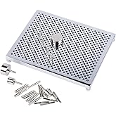 Artistic Wire Deluxe Jig Kit - 5x4 Inch Aluminum Wire Bender Jig with 30 Adjustable Pegs, 6 Patterns Included, Perfect Jewelry Making Tools for Wire Wrapping Kit and Craft Creation