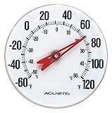 Analog Thermometer, 5" Dial Size