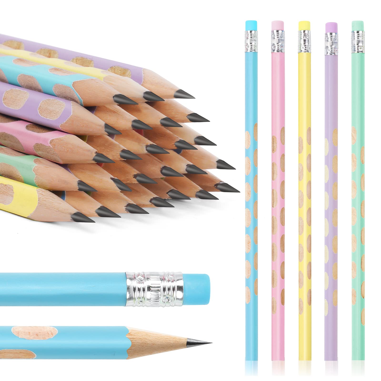 Photo 1 of Ainiv Pencils #2 HB, Number 2 Pencils with Eraser, 30PCS Cute Pencils Graphite Pencils Wood-Cased Pencils, 30 Pieces Gift Pencils for Kids, Adults, School, Office, Wedding Party Favors
