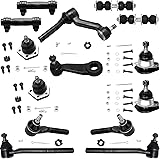 Detroit Axle - 4WD Front Ball Joints Tierod Sway Bar for Chevy S10 Blazer, GMC Jimmy, Olds Bravada, Isuzu Hombre, Pitman Idle