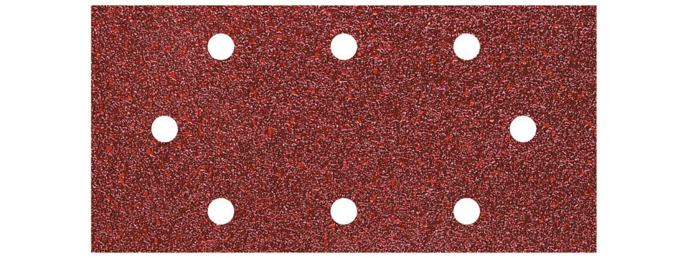 wolfcraft 5 Easy-Fix Sanding Sheet for Wood/Metal, 93 x 190 mm, grain 40 I 1992000