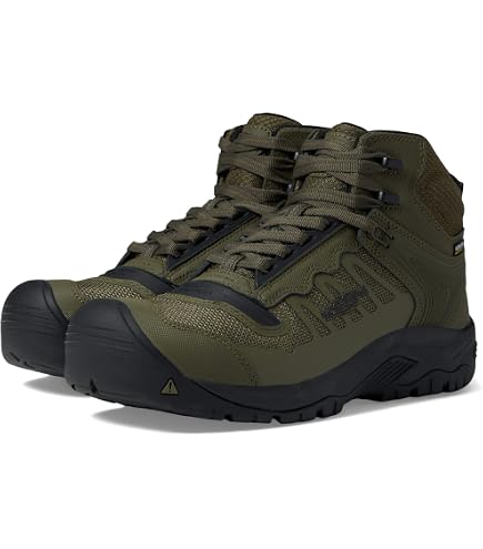 Amazon.com | KEEN Utility Roswell Mid Soft Toe Military Olive