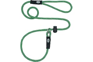 Hiado Slip Lead Dog Leash Reflective with Stopper Loop Rope Training No Pull for Small Medium Large Dogs 6ft Green