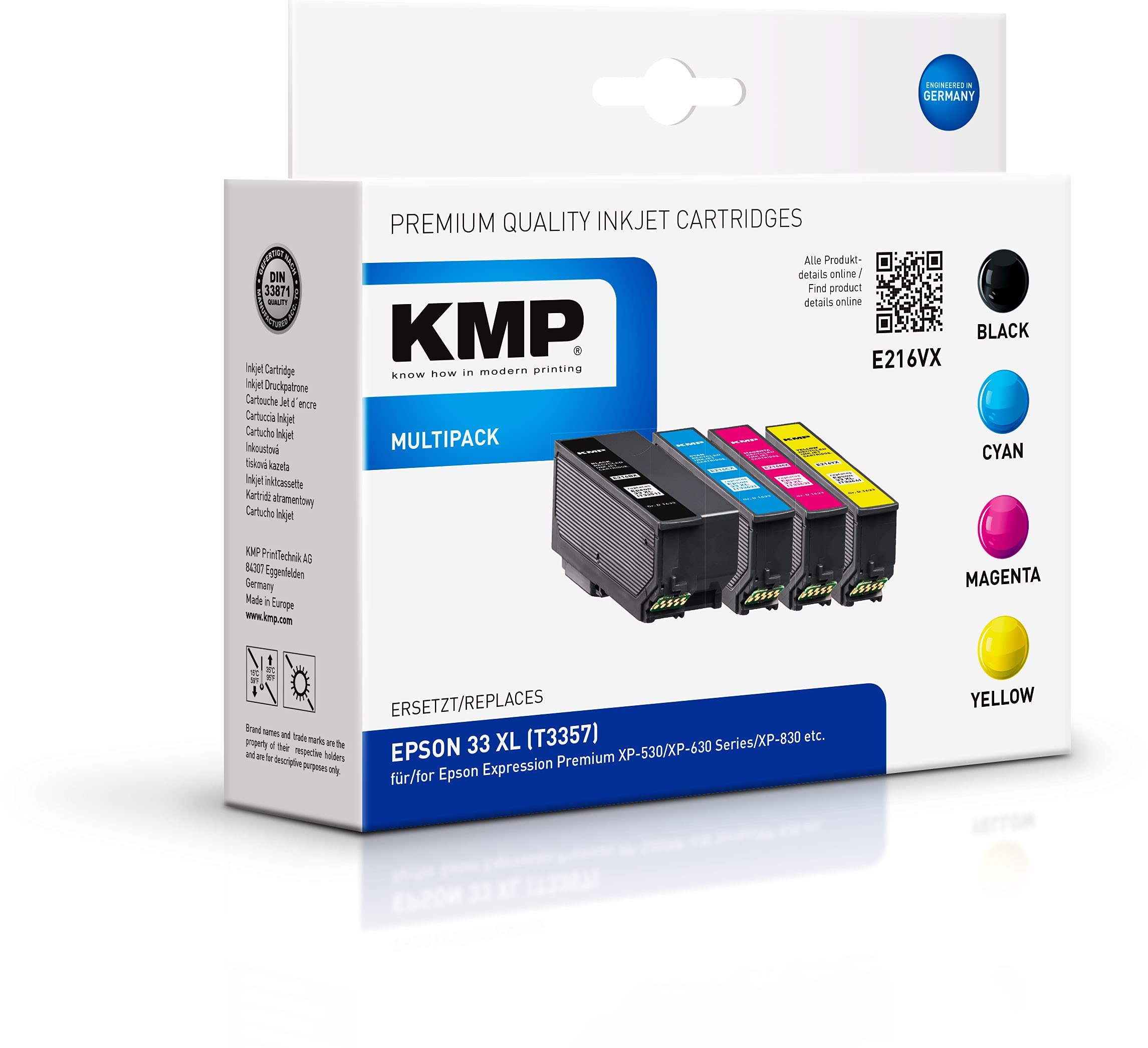 Patrone Epson 33XL (T3357) Comp. Multipack E222VX