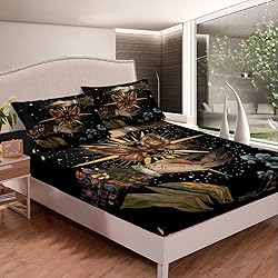 Erosebridal Butterfly Bed Sheets Full,Sparkle