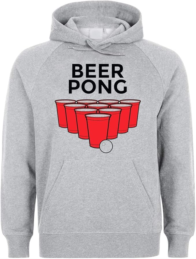 Beer Pong Game Cups for Funny Party Champion Unisex Sweatshirt Hoodie