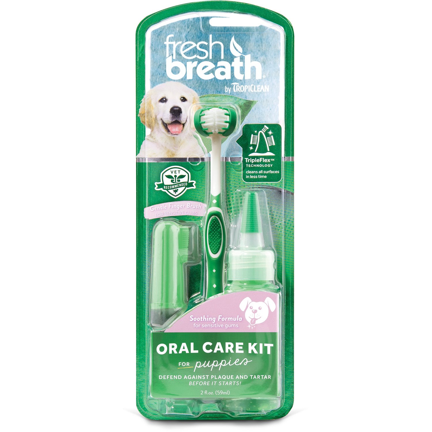 Tropiclean Fresh Breath Oral Care Kit for Puppies Amazon.co.uk Pet