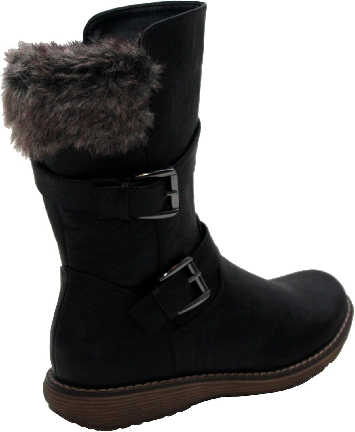 boots with fur on them