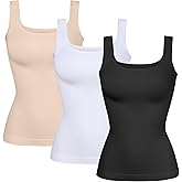 YIOIOIO Women Shapewear Tank Tops Tummy Control Compression Tops seamless Body Shaper Camisole