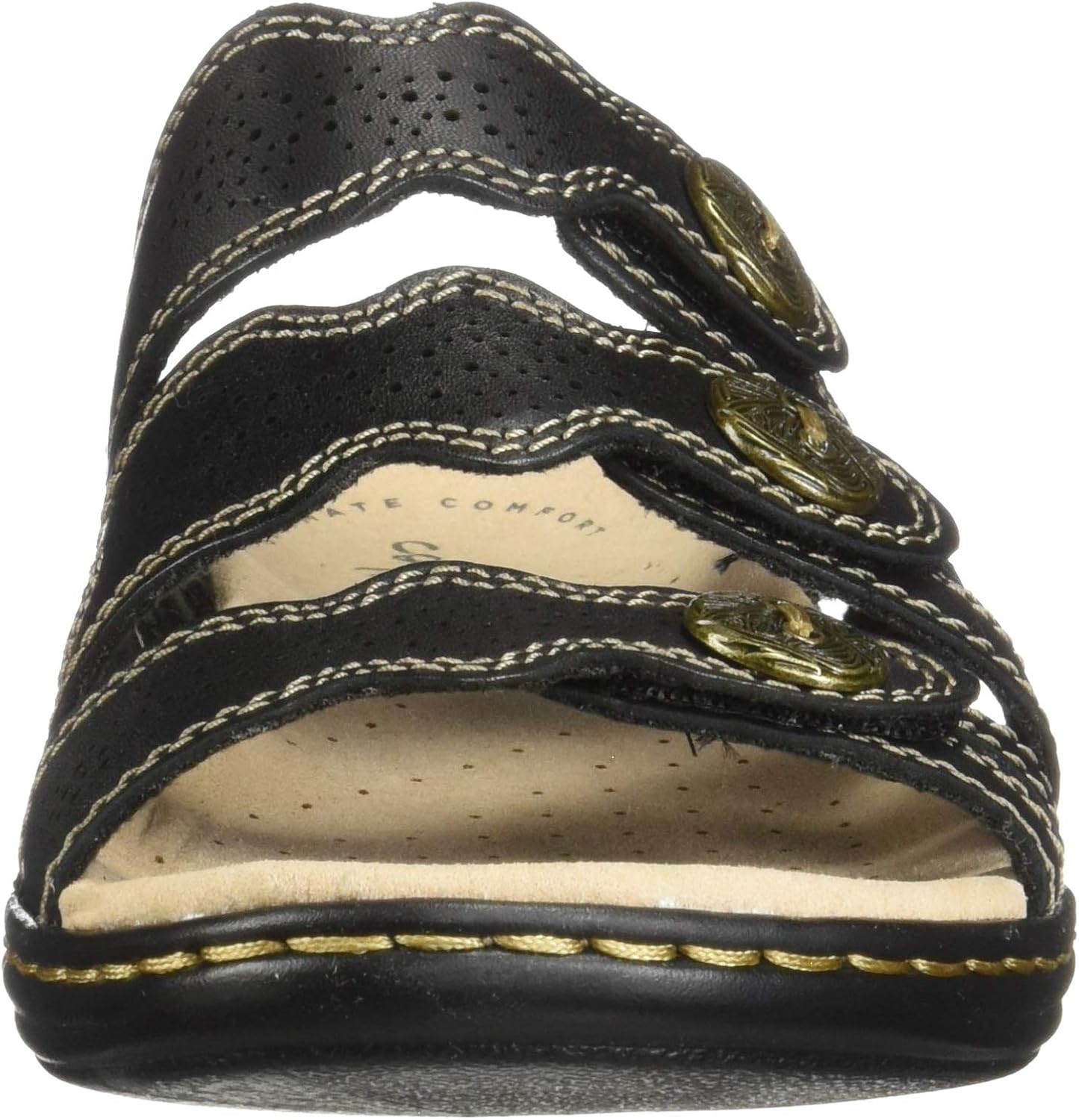 clarks womens leisa grace slide sandals