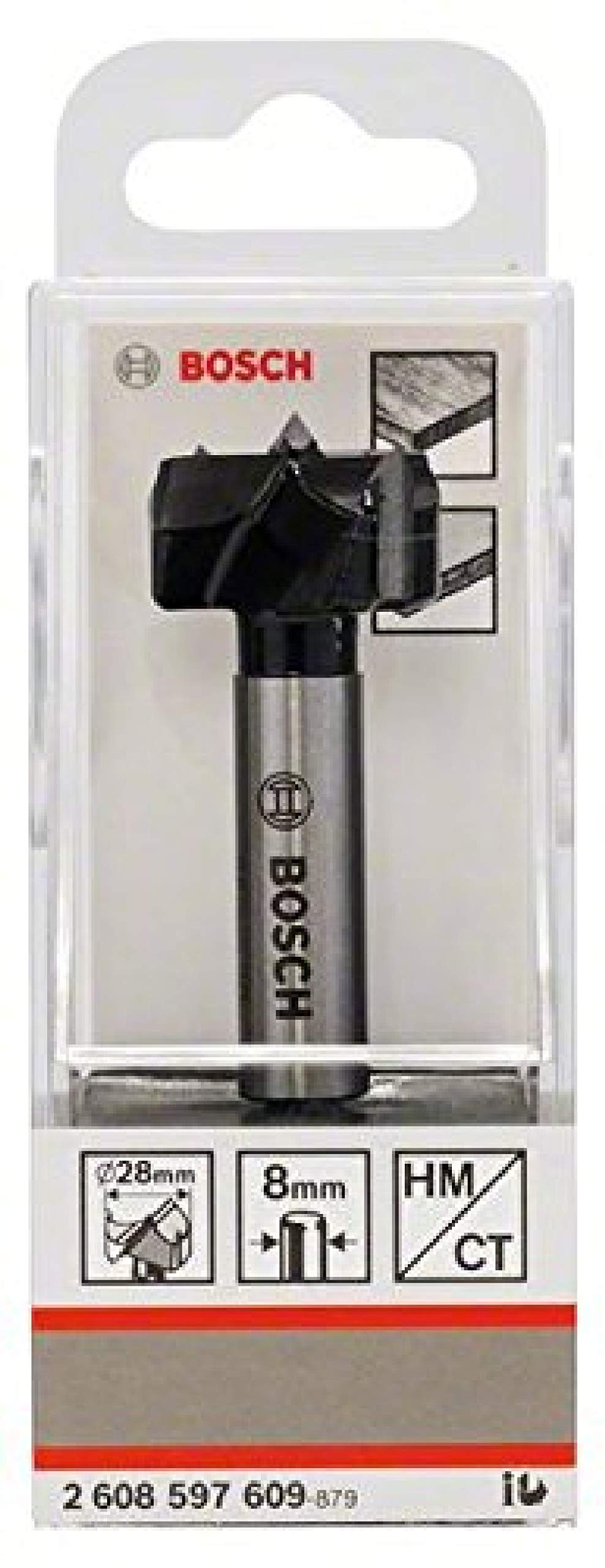 Bosch Professional 1 pc. tungsten carbide hinge cutting bit (Ø 28 mm, Accessory rotary drill)