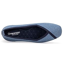 Frank Mully Womens Square Toe Flat Shoes