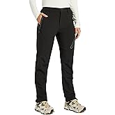 Willit Women's Winter Hiking Pants Waterproof Warm Snow Pants Outdoor Pants Insulated Cold Weather
