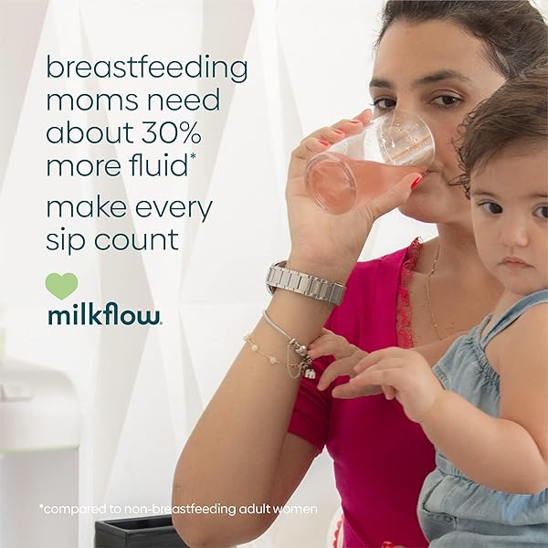UPSPRING MILKFLOW IMMUNE SUPPORT BREASTFEEDING SUPPLEMENT DRINK MIX FENUGREEK-FREE, MORINGA ELDERBERRY LEMONADE FLAVOR, LACTATION SUPPLEMENT TO SUPPORT BREAST MILK SUPPLY, 16 MIXES