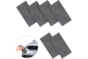 NQEUEPN 6pcs Nano Sparkle Cloth for Car Scratches Remover, Multi-Purpose Shine Cleaning Cloth to Erase Car Scratch Nanosparkl