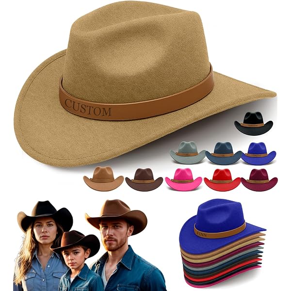 Amazon.com: Custom Toddler Cowboy Hat for Boys Girls with Engraved