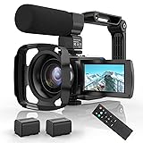 CUTELULY Video Camera Camcorder,HD 1080P 30FPS 36MP