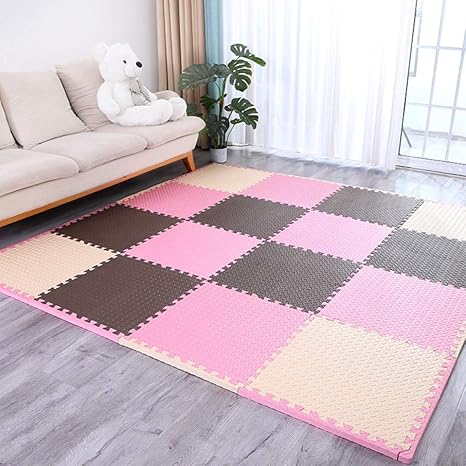 Amazon Co Jp ジョイントマット 大判 おしゃれ 赤ちゃん 60cm 北欧 掃除 フロアマット プレイマット キッズラグ キッズ 床 ベビー マット 床暖 子供 ラグ かわいい 防音 防水 マット 快適 安定 軽減 防ダニ プレイマット ホーム キッチン