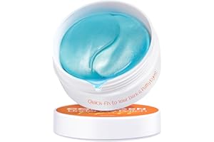 FLORETSIO Under Eye Patches for Anti-Wrinkles: 30 Pairs of Hydrating Collagen Gel Eye Masks with Retinol & Hyaluronic Acid - Smooths Fine Lines, Delays Aging, and Reduces Dark Circles, Eye Bags & Puffiness