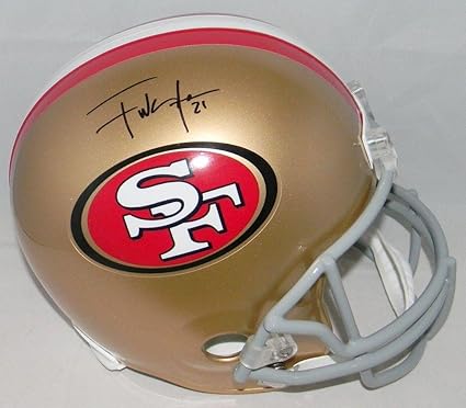 frank gore signed helmet