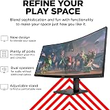 HP Omen 34c Curved Gaming Monitor 34 165Hz WQHD VA 1500R FreeSync 2xHDMI DP view 6