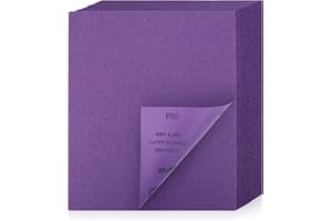 Sandpaper 80 Grit 20 PCS, Wet Dry Sanding Sheets 9 x 11 Inch, Purple Alumina Abrasive Sand Paper for Wood, Metal, Drywall, Re