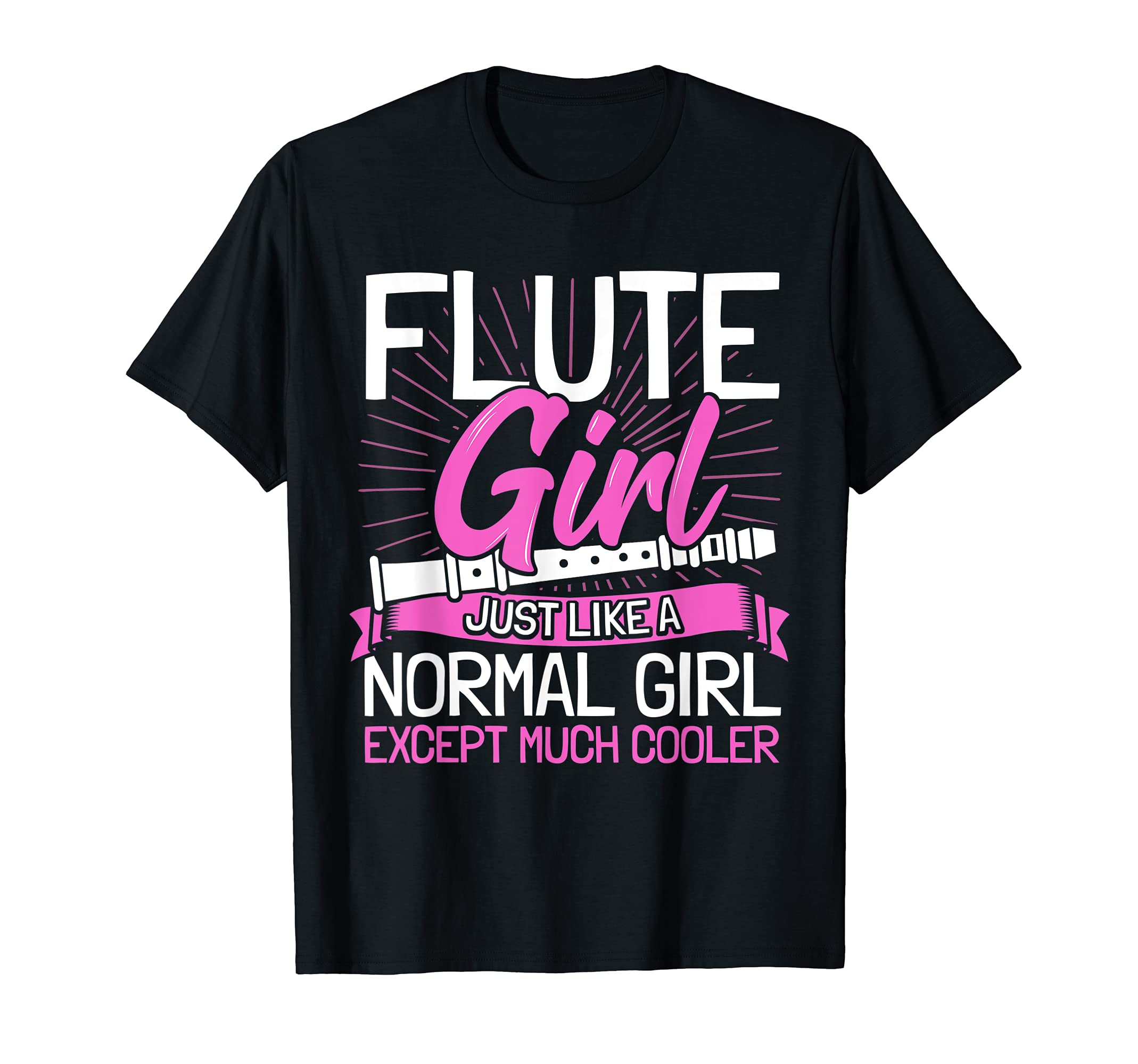 Cute Flute Girl T-Shirt
