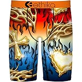 Ethika Boy's Staple Boxer Briefs, Soft 4-Way Stretch, No Ride-Up Fit - Cold Hearts