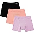 INNERSY Girls Period Underwear Cotton Boyshorts for Teen Aged 8-16 Panties 3 Pack