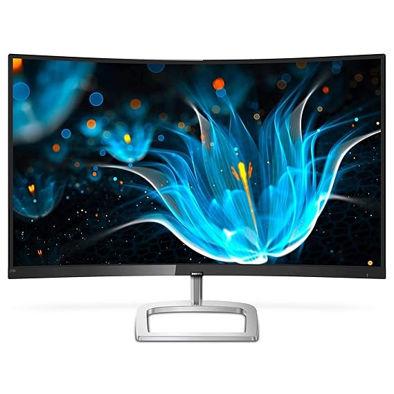 Philips 278E9QJAB/00 68 cm (27 Zoll) Curved Monitor (VGA, HDMI, DisplayPort, FHD, 4ms Reaktionszeit, 60 Hz, 1920 x 1080) schw