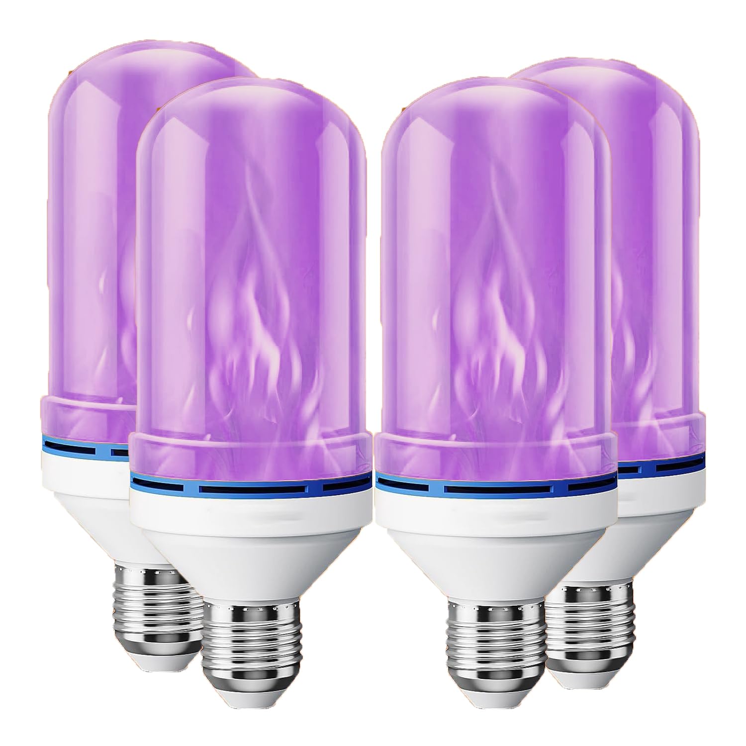Photo 1 of ***MISSING PARTS***
LeiNetfor Upgraded LED Purple Flame Light Bulbs, 4-Mode Flickering Light Bulbs with Gravity Sensor, E26 Fire Light Bulb for Porch Party Patio Home Halloween Christmas Indoor Outdoor (Purple, 4)
