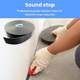 Blue Dolphin Acoustic Resilient Tape 4mm Thick 30m Stud Joist Isolation 50mm view 2