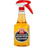 Griot's Garage Odor Neutralizing Leather Cleaner for Car Seats, Dashboard, Door Panels, Eliminates Unwanted Smells, 10971, 22oz