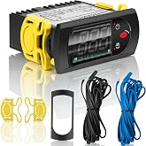 PZGXS0J111 Temperature Controller with 2 NTC Temperature Sensor Probe | Digital Thermostat Compatible with Carel and All Refrigerator Types, 115V