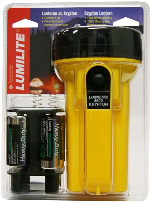 Lumilite 4650 Industrial 6Volt/4D Cell Krypton Lantern with DCell