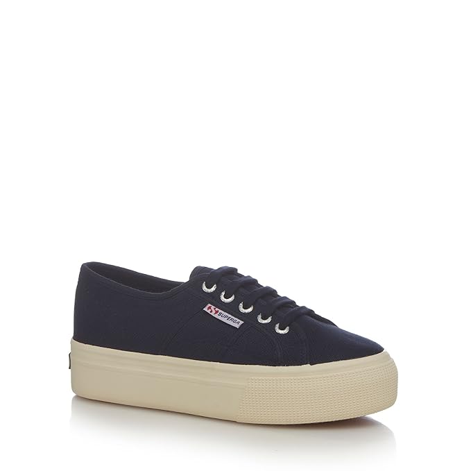 superga flatforms navy