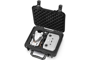 LEKUFEE Waterproof Hard Case for DJI Mini 4 Pro, Mini 3 Pro/3 Drone, DJI RC N3/N2/N1, Accessories (Case Only)(NOT for DJI RC)