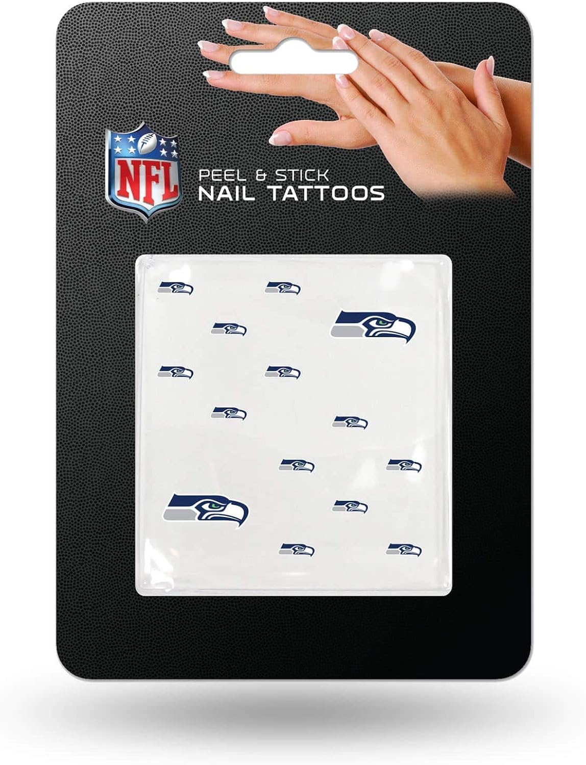 Choice Rico Industries Nfl Seattle Seahawks Nail Plu 12 Of Tattoos Set