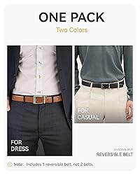 CHAOREN Mens Belts Leather 1 Pack