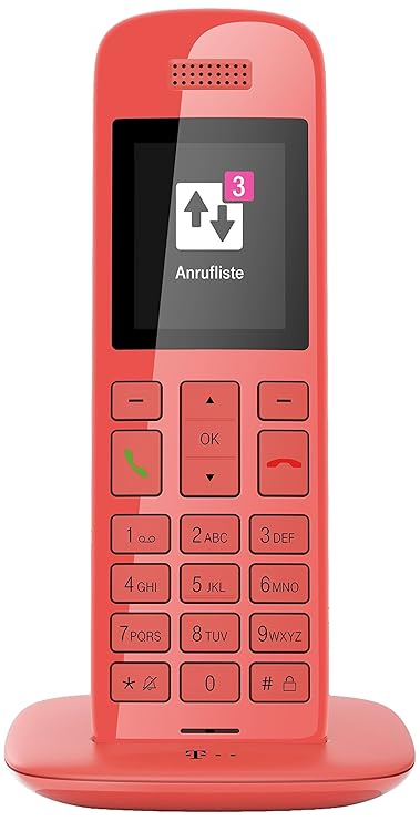 Telekom 40274680 Speedphone 10 Koralle Schnurlose Telefon