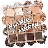 wet n wild Always Naked Palette, Nude Neutral Eye Makeup, Blendable, Warm And Cool Nude Pigments, Matte, Shimmer, Glitter, Cr