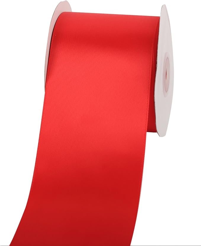 3 inch red satin ribbon selling well all over the world