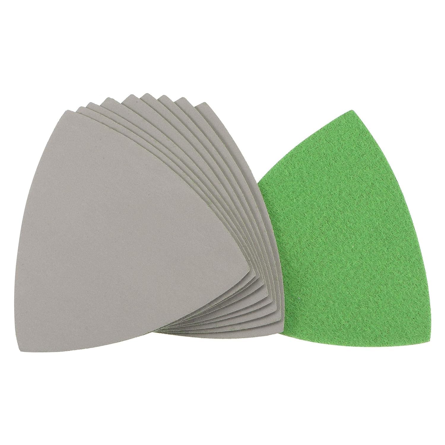 TA-VIGOR 10Pcs 3000 Grit Triangular Sandpaper, 90mm Hook and Loop Sanding Pad Fit 3-1/2 Oscillating Multi-Tool, Electrostatic Sand Planting Sanding Paper Silicon Carbide for Wet and Dry Use