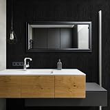 Hode Matt Black Vinyl Wrap 30x200cm, Self Adhesive Wood Effect Contact Paper view 5