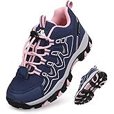 UOVO Boys Shoes Boys Tennis Running Sneakers Waterproof Hiking Shoes Kids Outdoor Fashion Sneakers Slip Resistant (Big/Little Boys)