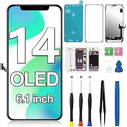 OLED Screen Replacement for iPhone 14, LCD Display