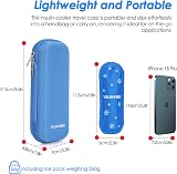 YOUSHARES Insulin Cooler Travel Case Monjaro with 2 Ice Packs Blue view 3