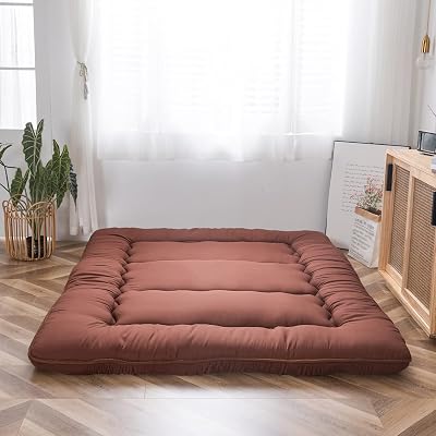 MAXYOYO Futon Mattress Single 10cm Thick Memory Foam Floor Mattress Folding