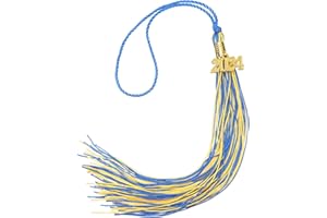 uxcell 2024 Graduation Tassel, Double Color Graduation Cap Tassel with 2024 Year Gold Charm for DIY, Graduate Parties Ceremon