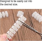 D.A.Y. Republic 4pk Clear Terminal Blocks 3A 15A Dual Row 12 Pos Wire Connectors view 9
